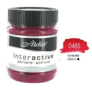   Atelier Interactive Acrylic   250 ml Jar   Pyrrole Red Toys & Games