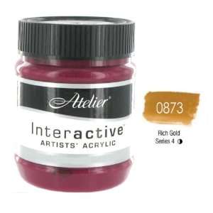   Atelier Interactive Acrylic   250 ml Jar   Rich Gold Toys & Games