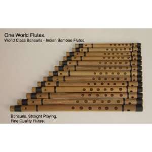  Bansuri Bamboo Flute. Straight Playing. E. 15 Musical 