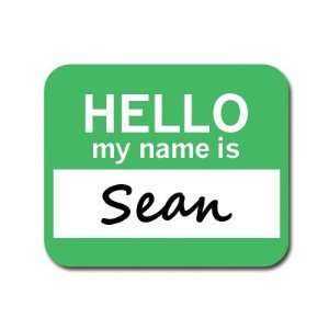  Sean Hello My Name Is Mousepad Mouse Pad