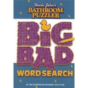  Uncle Johns Bathroom Puzzler Big Bad Word Search 