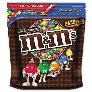  Advantus Corp. Plain M&M, w/ Zipper on Bag, 42 oz., Milk 