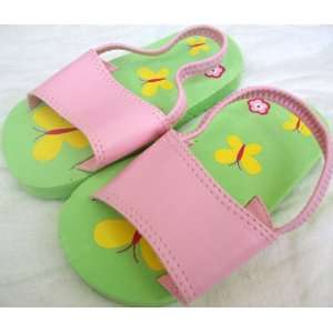  Baby Girl 6 12 Months, Butterfly Pink Summer Sandles: Baby