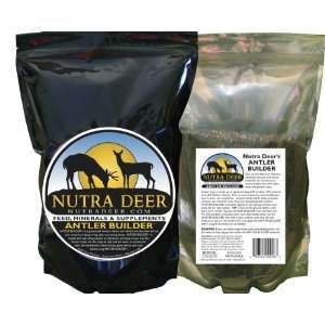  NUTRA DEER ANTLER BUILDER deer mineral 2 8lb bags Sports 