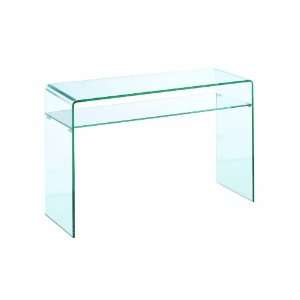    Magnussen Furniture Lumeno Glass Sofa Table: Home & Kitchen