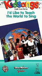 Kidsongs   Id Like to Teach the World to Sing VHS  