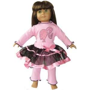   NWT Barbie Tutu Outfit fits American Girl Doll Clothing Toys & Games