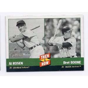 2002 Topps Heritage Then and Now #6 Al Rosen and Bret Boone:  