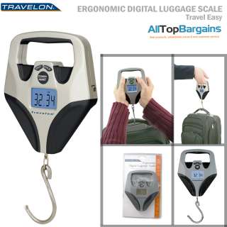 Travelon Ergonomic Digital Luggage Scale Baggage Travel Portable 