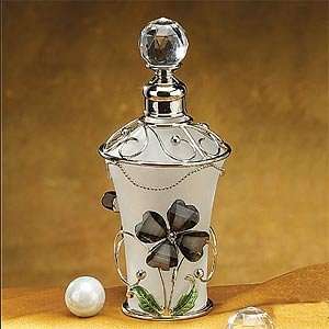  Butterfly Black Glass Perfume Bottle Wire Frame: Home 