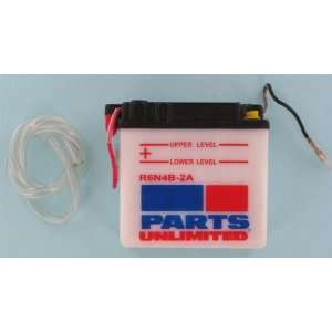  Parts Unlimited Economy Battery R6N4B2A 