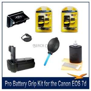  Vertical Battery Grip for EOS 7D   replaces BG E7, Zeikos Battery 
