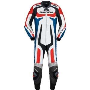  SPIDI T 2 TRACKSUIT 1 PC LEATHER RACING SUIT RED/BLUE 48 