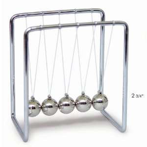  Newtons Cradle with Metal Frame, Balls and Wooden Base 