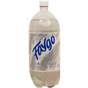Faygo sparkling water, 2 liter plastic bottle  Grocery 