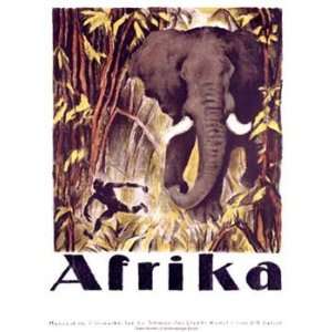   : Otto Baumberger   Afrika Giclee on acid free paper: Home & Kitchen