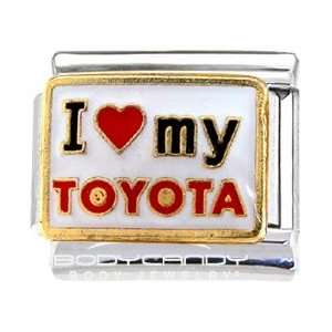  I Love My Toyota Italian Charm Jewelry