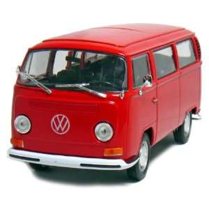  1972 VW Bus T2 1/24 Scale, Red.: Toys & Games