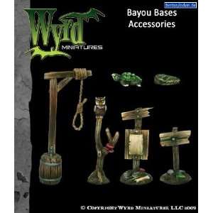    Malifaux 32mm Base Inserts   Bayou   Accessories Toys & Games