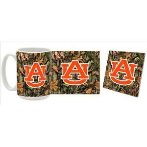 Auburn Camo Mug & Coaster Combo 