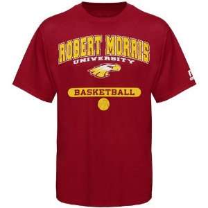 Russell Robert Morris Eagles Red Basketball T shirt  