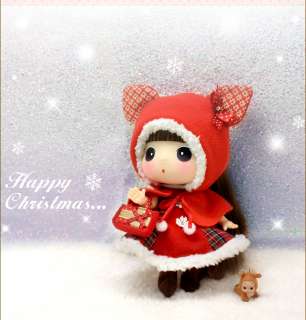 Lovely Cute Doll Figure DDUNG 18cm Red Hood Santa  