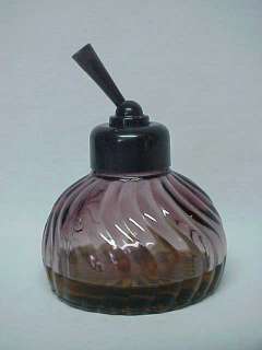 Vintage Avon Amethyst Glass Inkwell Figural Collectible Scent Bottle 