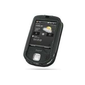  PDair Black Leather Sleeve Style Case for HTC P3450 