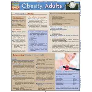  Obesity Adult, Laminated Guide