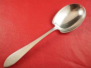   CO. FANIEUL Large Solid Berry/Casserole Sterling Spoon Mono AWS 4 OZS