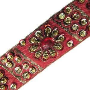   Bead Sequin Stone Ribbon Trim Lace Craft 1 Yd Free Shipping: Arts