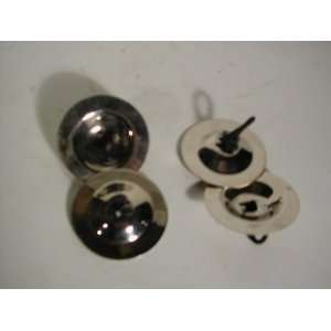    CasaPercussion Plain Finger Cymbals (Silver): Musical Instruments