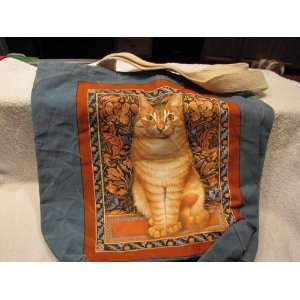   Kitty Tote Bag with art by Lesley Anne Ivory 