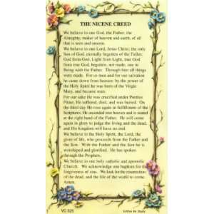  Nicene Creed Laminated Prayer Card