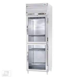 com Beverage Air PRD1 1BHG 26 Half Glass Door Pass Thru Refrigerator 