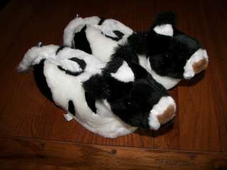 LITTLE CALVES Baby Cow Animal Feet House Slippers Size: Kids Large 