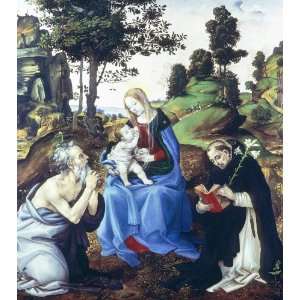 Greeting Card Lippi Filippino Holy Family:  Home 