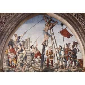   name Crucifixion of St Philip, By Lippi Filippino