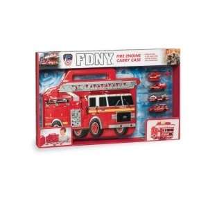  Real Toys FDNY fire engine playset and Case: Toys & Games