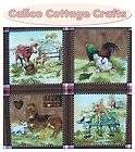 Babies Farm Animals Horse Foal Chicken Cow Quilting Patchwork 14 Block 