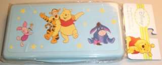 Disney Baby Wipe Case,Pooh, Tigger,Piglet, & Eeyore, Blue NEW  