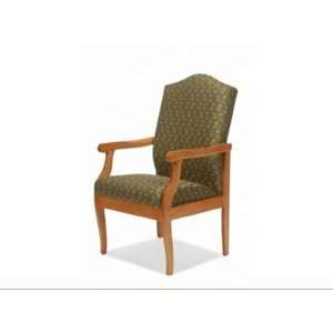 Country French High Back Resident Chair, Grade O Upholstery, 1EA