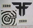 ZERO FALLEN SKATEBOARD STICKER & STENCIL SET JAMIE THOMAS