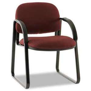   Guest Arm Chair, Tectonic Fabric, Wine HON6008NT69T: Electronics