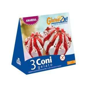 Glutenout Gelato Cone Wild Cherry   2 Pack  Grocery 