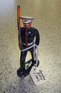 BARCLAY MARINE w/GUN Hollowcast lead figurine 1950s HUGE COLLECTION 