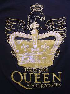   QUEEN PAUL RODGERS ENGLAND ROCK BAND TOUR SHIRT BAD COMPANY  