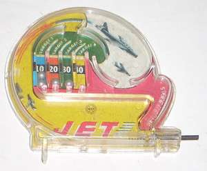 Vintage MARX JET Pocket Sized Bagatelle Game  