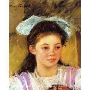   Mary Cassatt with a Large Bow in Her Hair 
