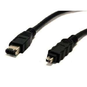  6 foot 6 pin to 4 pin IEEE 1394 400mbps FireWire Cable 